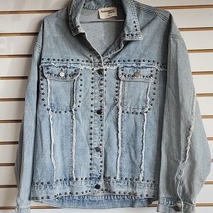 Savanna Jane Jean Jacket with Studs